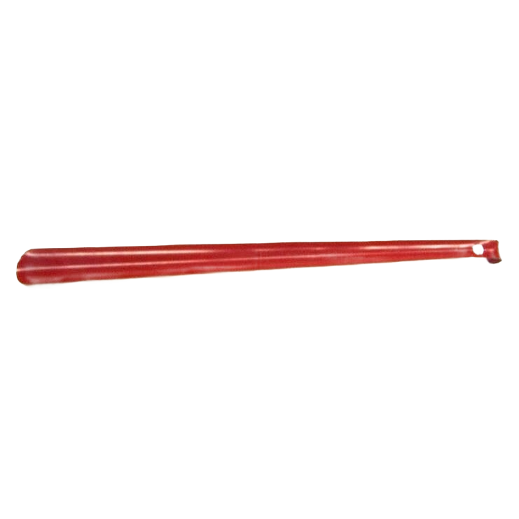Long red shoe horn designed for easy footwear wear without bending, from Clothing & Shoes and Footwear collections