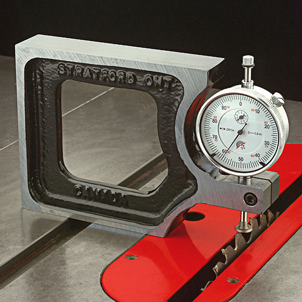 Cast iron multi-gauge with dial indicator for precise measurement in woodworking tools and home improvement collections