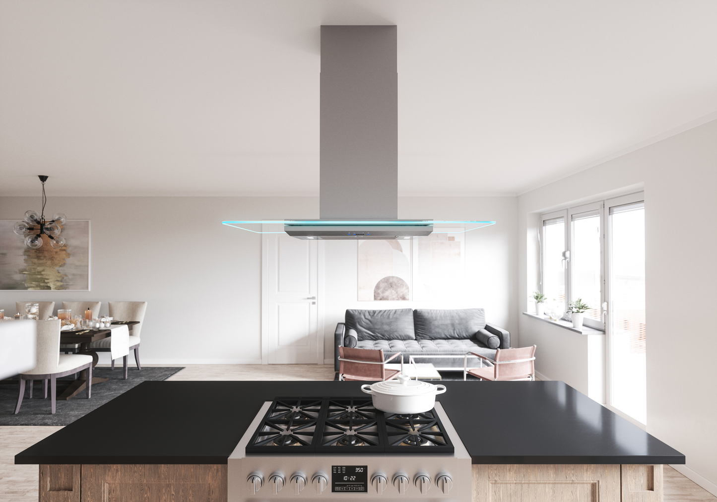 Verona Island Hood 42" LED ACT
