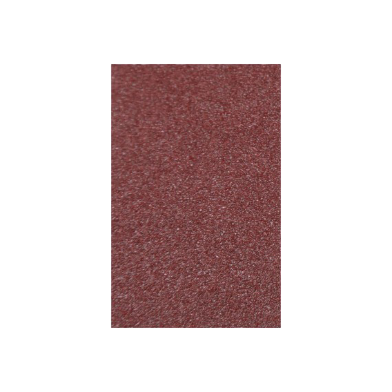 Rectangular aluminum oxide abrasive belt with 240 grit texture for tool sharpening and home improvement tasks