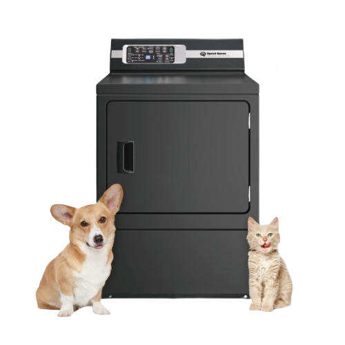 洋楽 Dee Speed Queen DR7 Sanitizing Electric Dryer with Pet Plus Steam