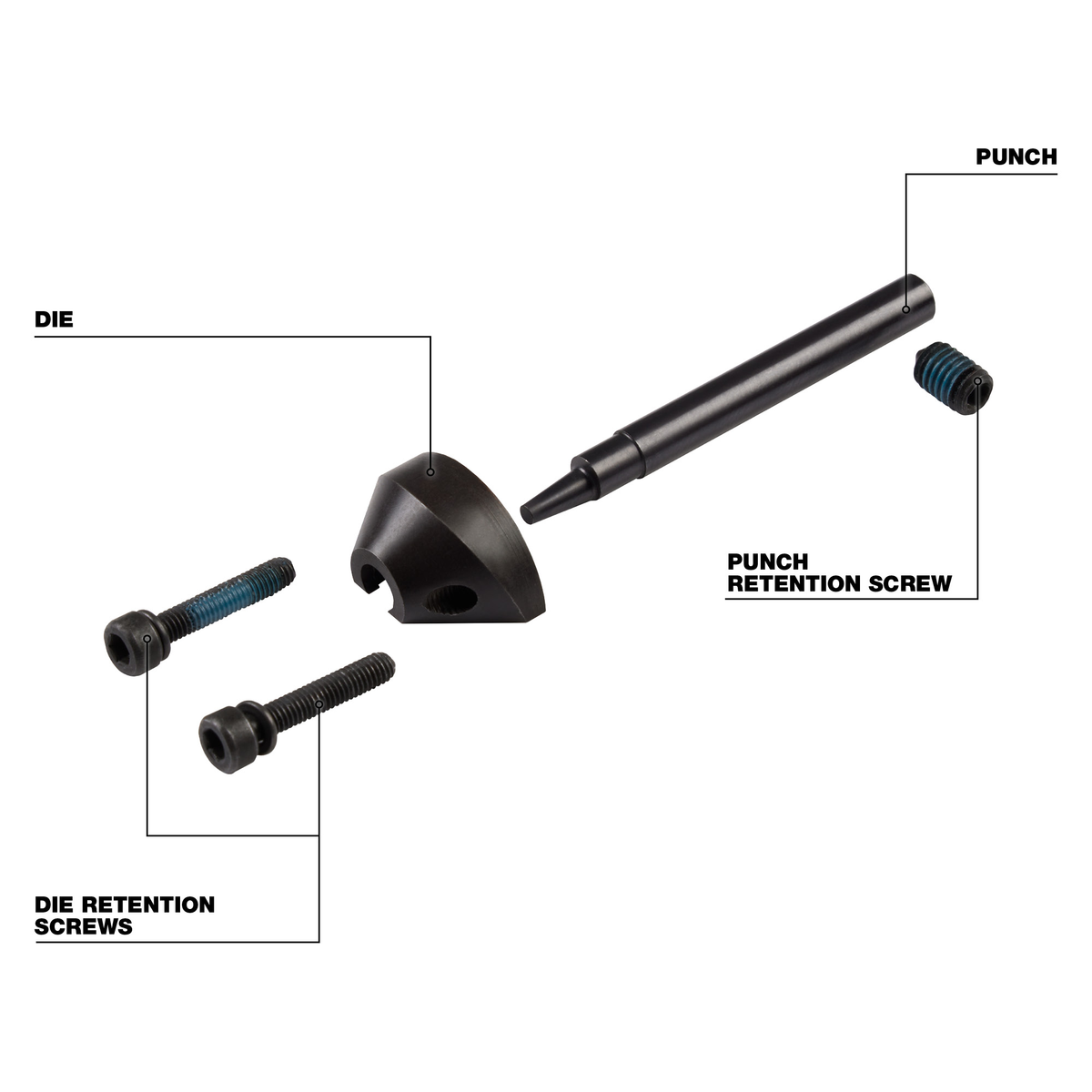 Milwaukee M12 FUEL™ 16 Ga Nibbler Punch & Die Set