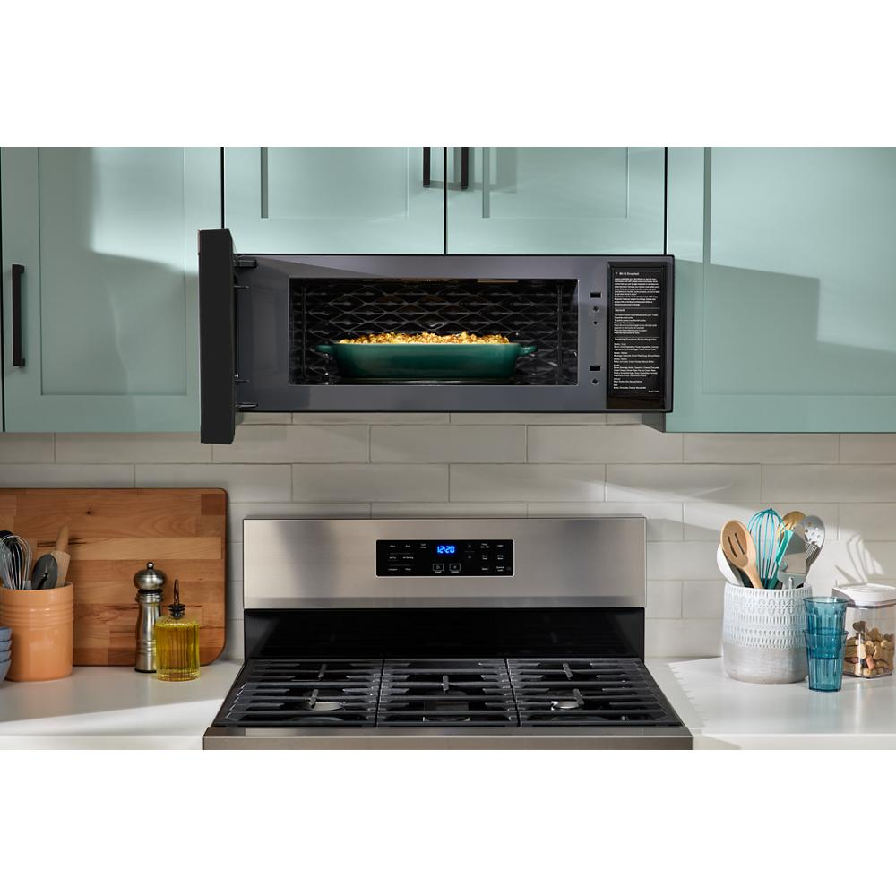 1.1 cu. ft. Smart Low Profile Microwave Hood Combination with 450 CRM 4-Speed Venting