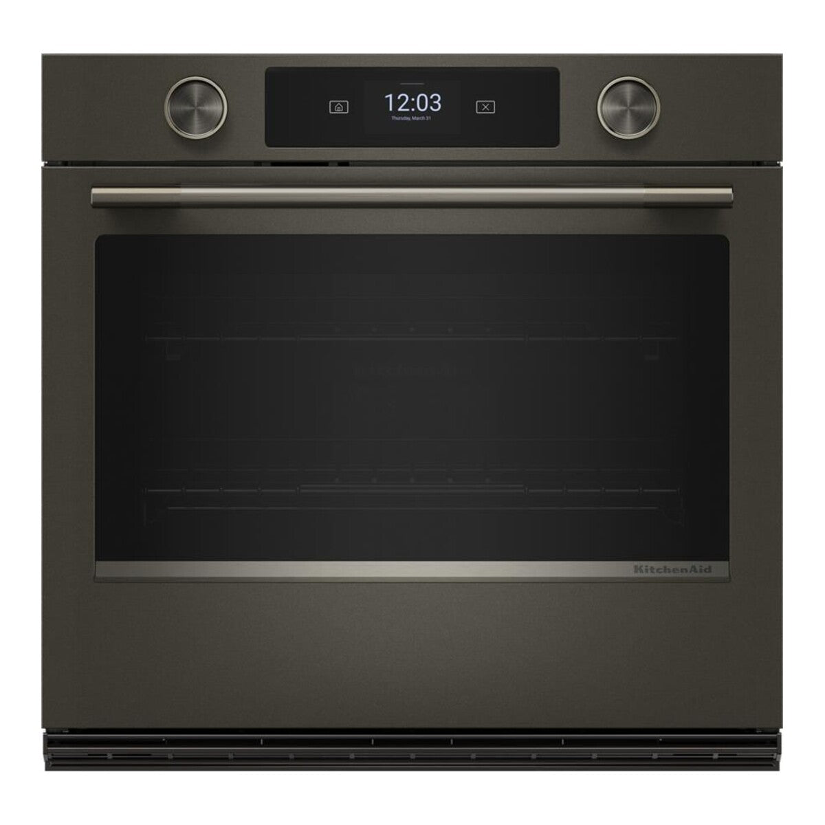 30-inch Smart Electric Single Wall Oven with Intelligent Cooking Camera - Black Ore