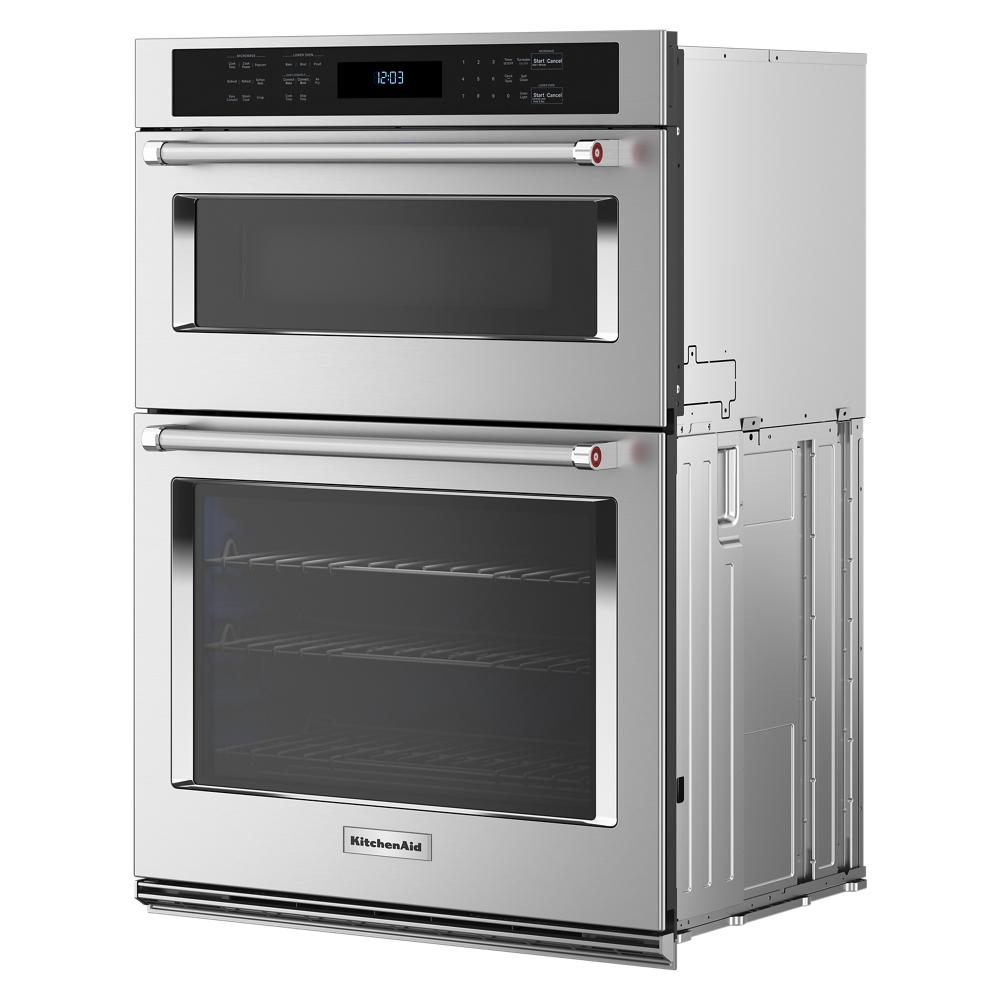 Stainless steel 24 inch double wall oven with digital display and convection cooking in Kitchen & Kitchenware collection