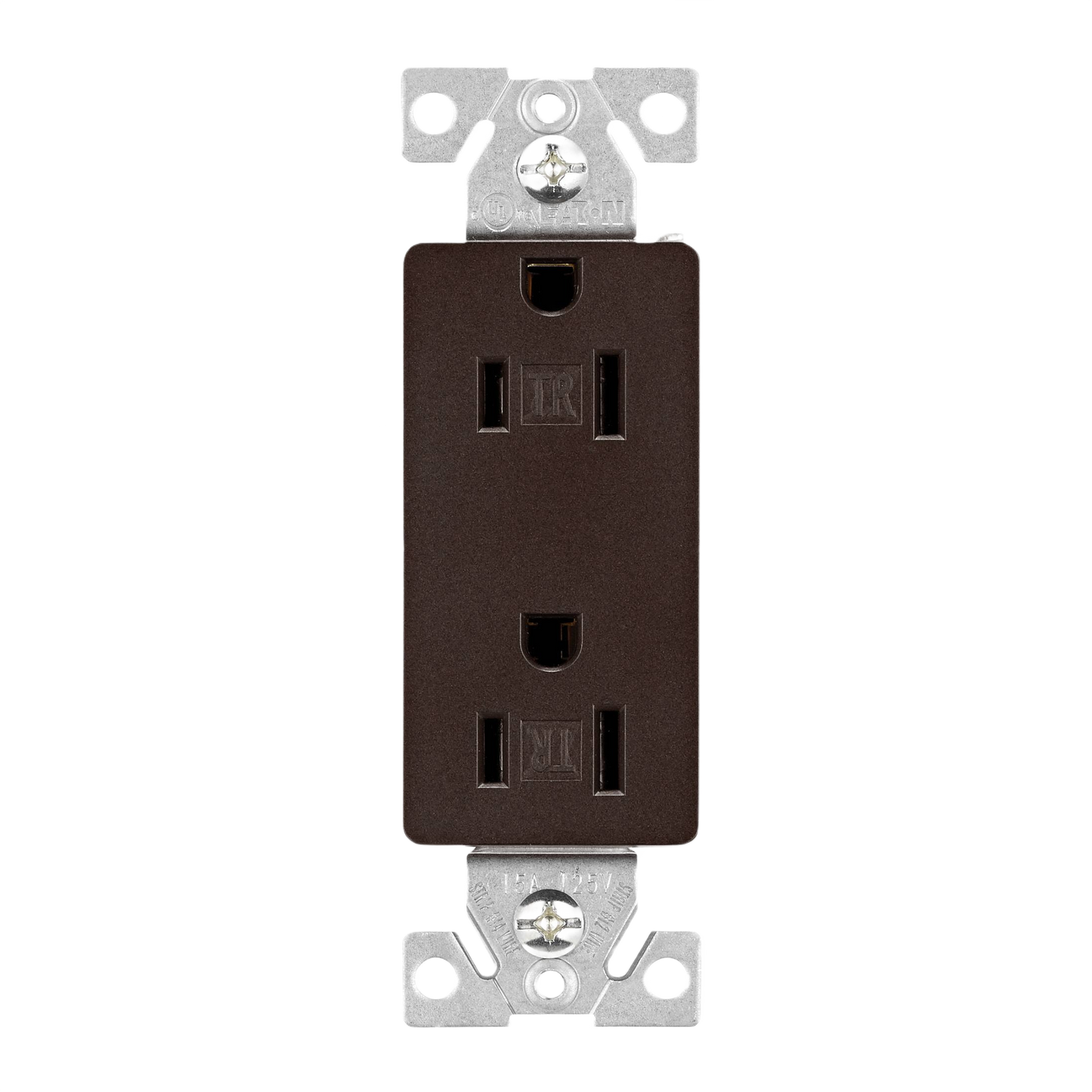 Oil rubbed bronze duplex electrical receptacle with tamper-resistant design for home improvement projects under $50 collection