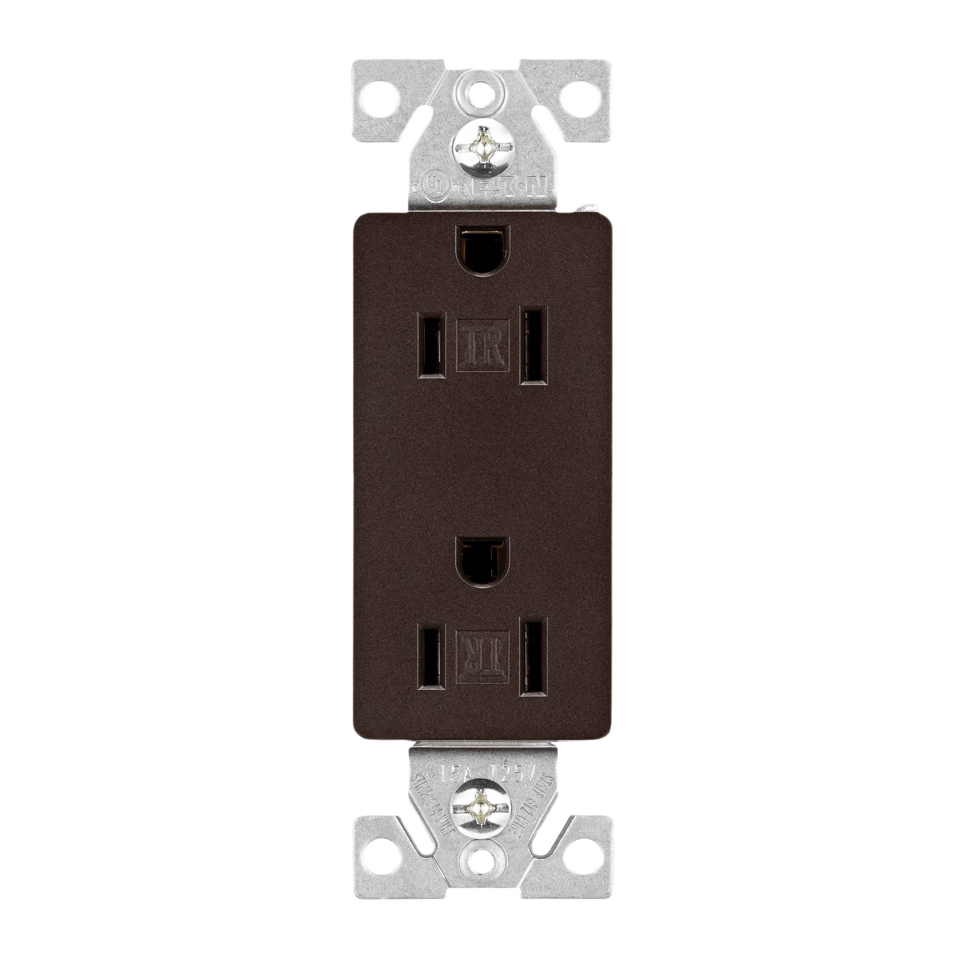 Oil rubbed bronze duplex electrical receptacle with tamper-resistant design for home improvement projects under $50 collection