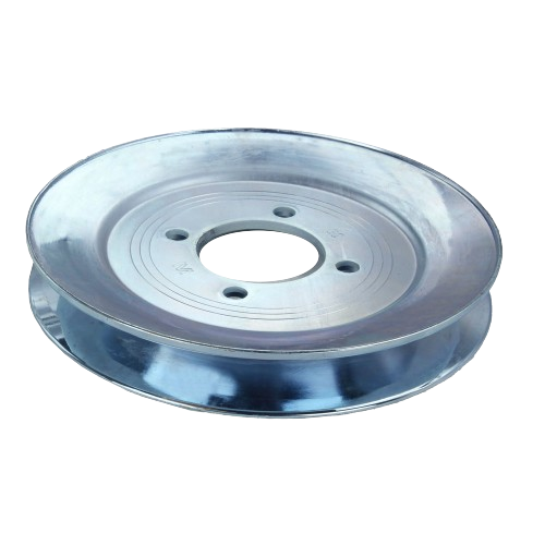 Metal pulley wheel with multiple mounting holes for automotive and mechanical tool applications under $100 collections