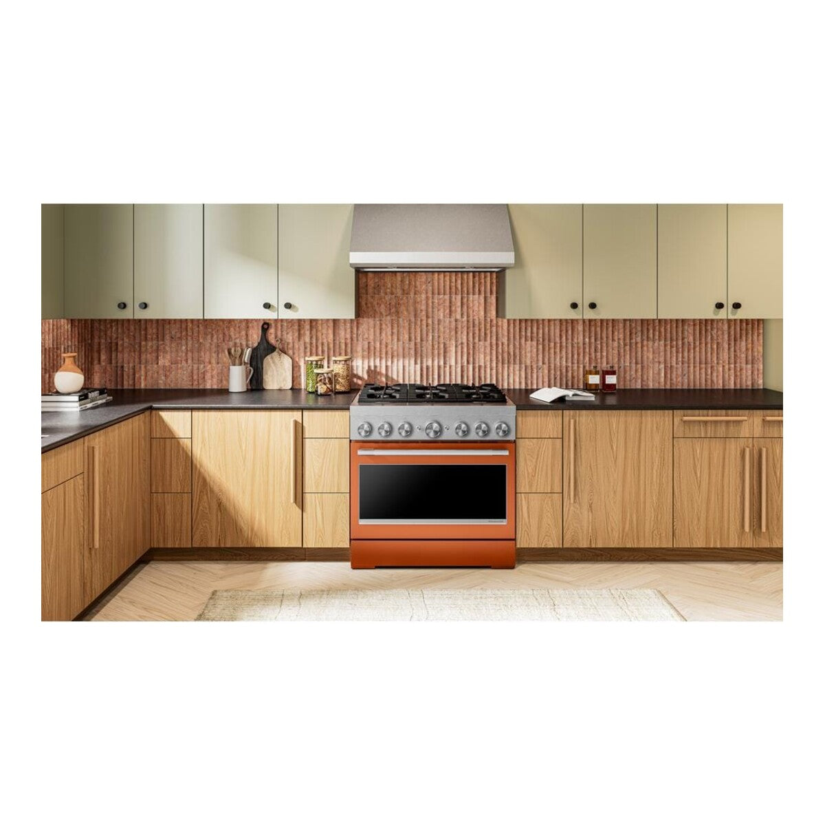 36-Inch 6 Burner Commercial-Style Dual Fuel Range with No Preheat Air Fry Mode