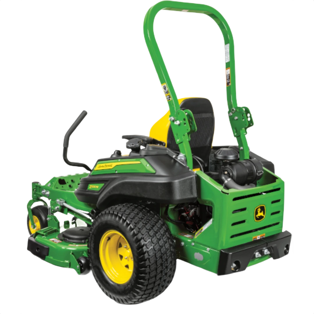 Green and yellow zero turn mower with 54-inch deck for lawn mowers and John Deere equipment collections