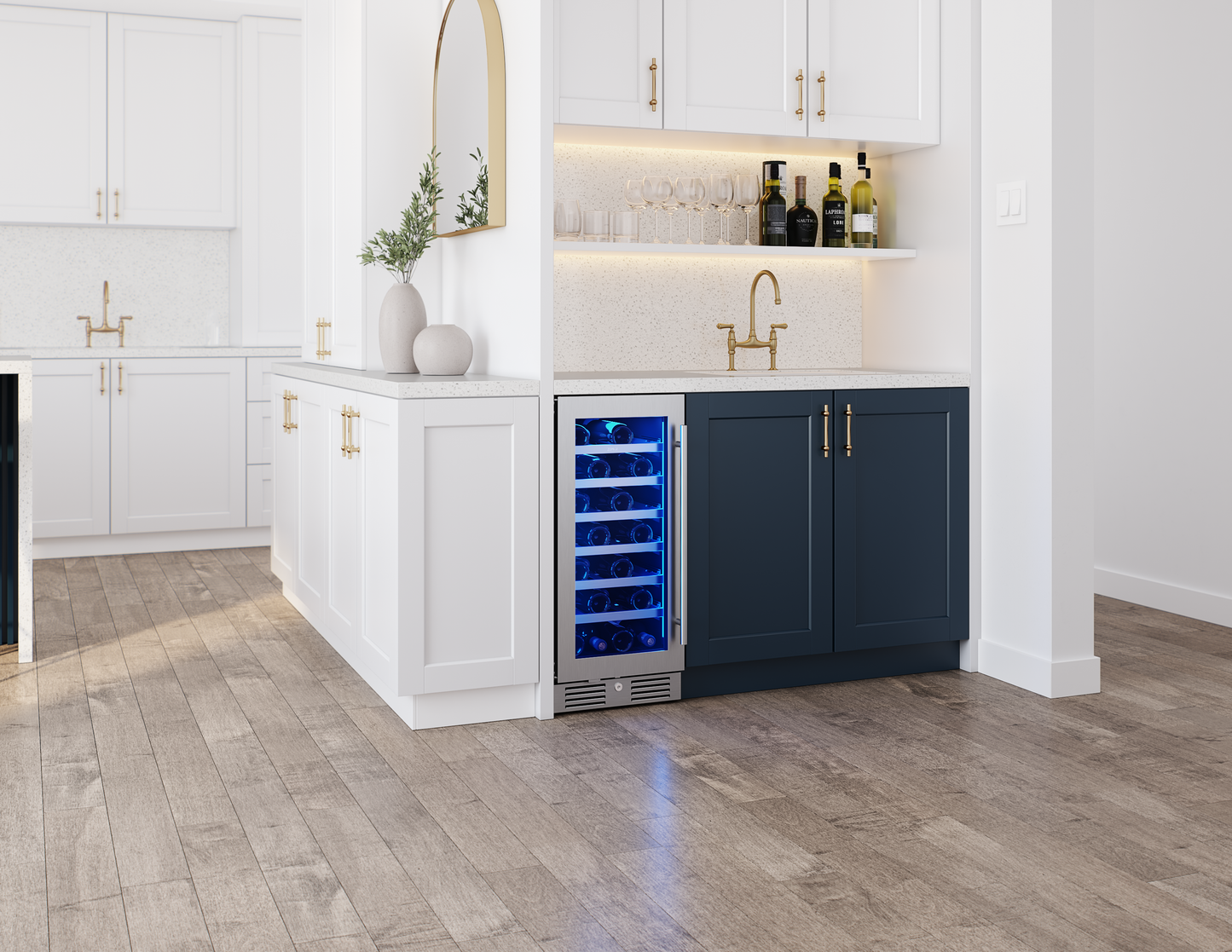 Wine Cooler 15", Reversible, Single Zone