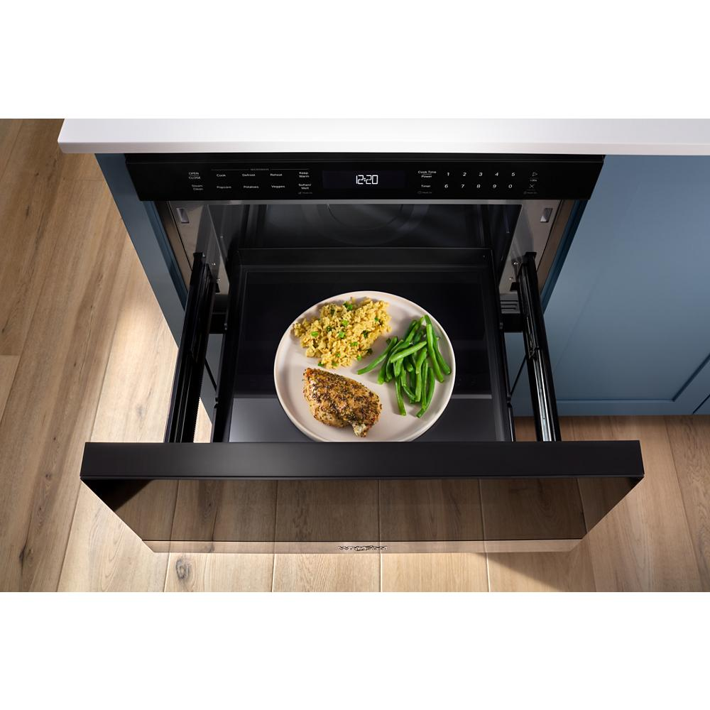 24-inch Built-in Microwave Drawer with Sensor Cooking