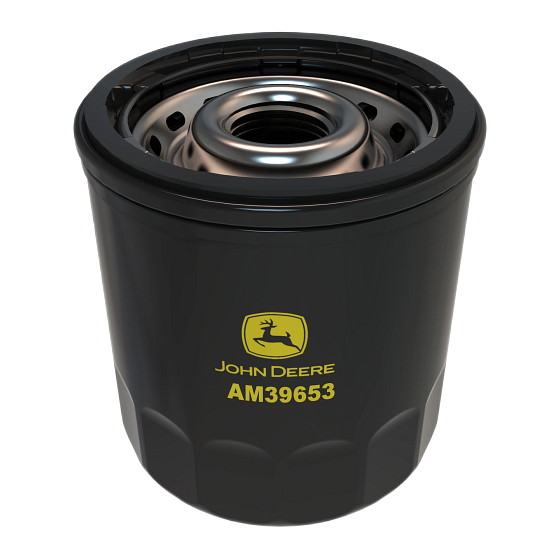 John Deere AM39653 Hydraulic Oil Filter, 2-Pack