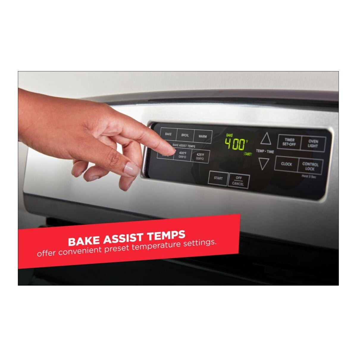30-inch Gas Range with Bake Assist Temps