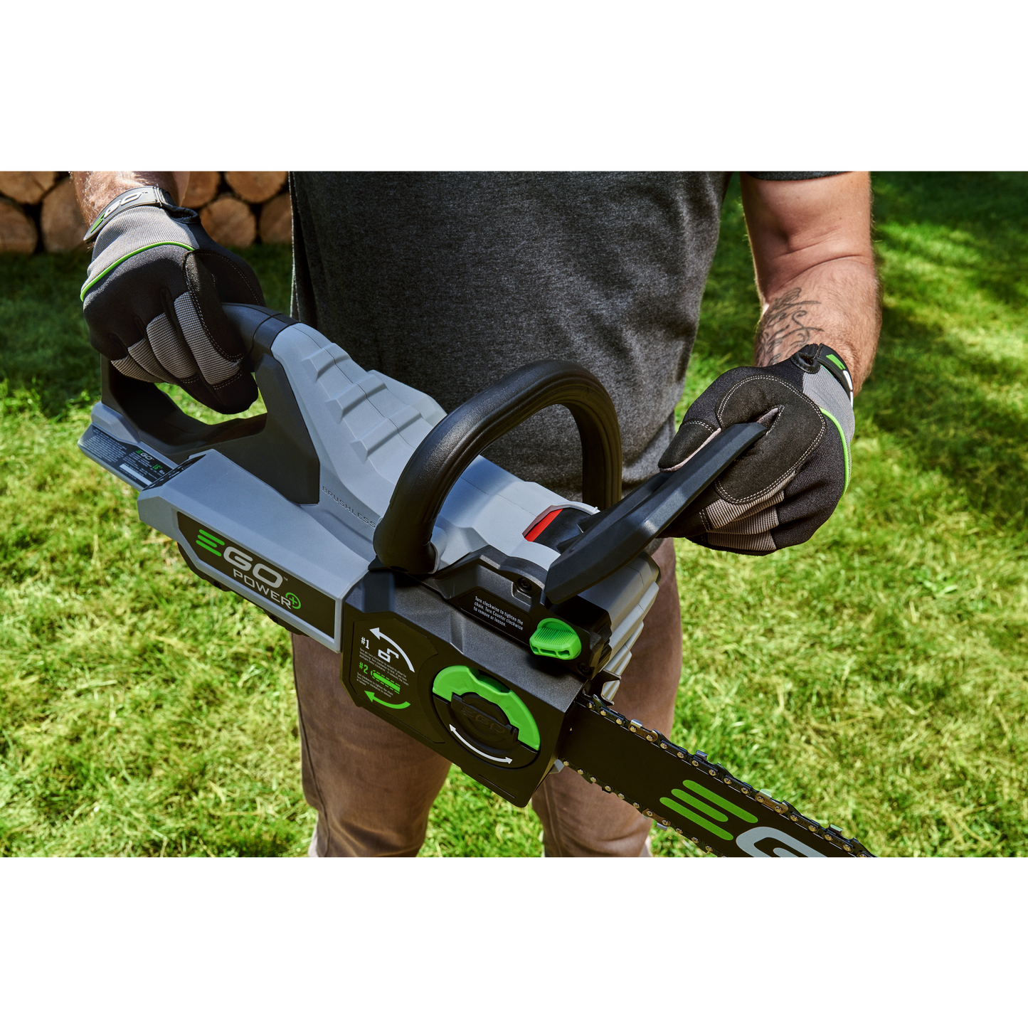 EGO Power+ 16" Chain Saw with 4.0Ah Battery and Standard Charger