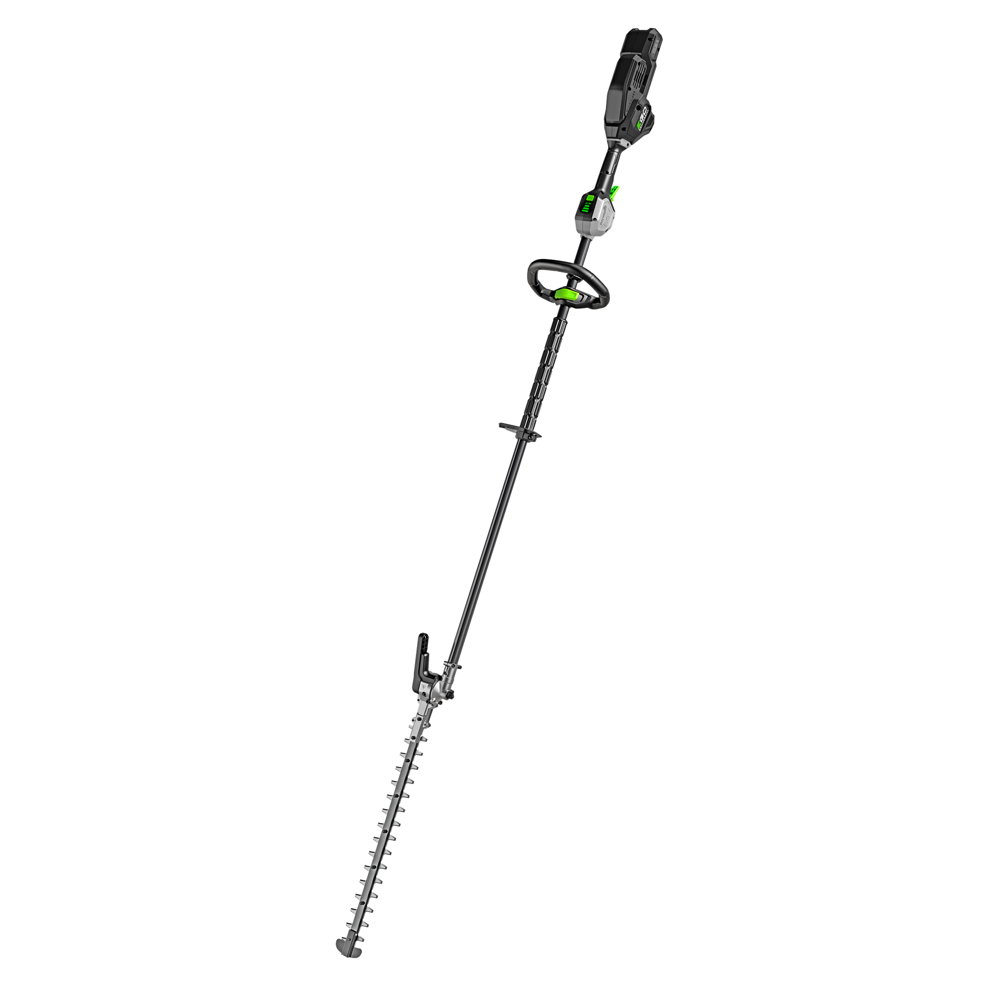 21-inch articulating pole hedge trimmer with ergonomic handle and adjustable head for home improvement and gardening tools
