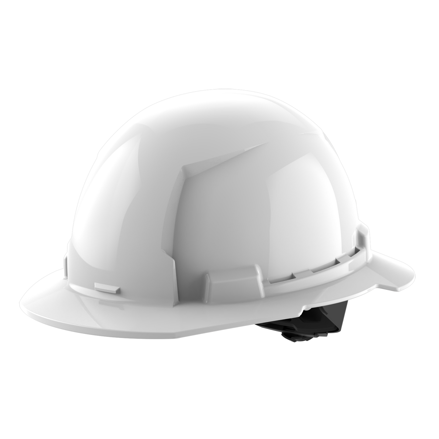 Milwaukee BOLT™ White Full Brim Hard Hat w/4pt Ratcheting Suspension (USA) - Type 1, Class E