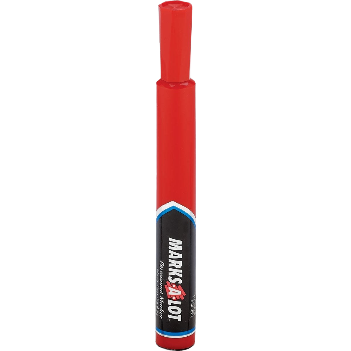 Red permanent marker with chisel tip for versatile marking on multiple surfaces in office and home projects under $50 collections