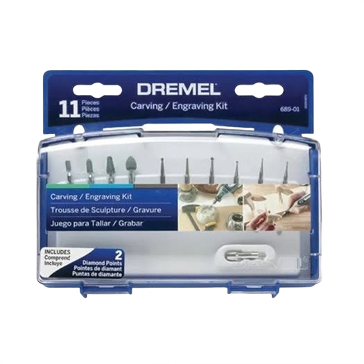 Dremel carving and engraving kit with 11 rotary tool accessories for detailed home improvement projects under $50 collections