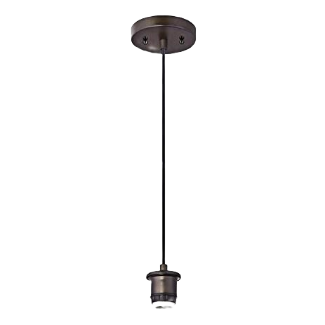 Indoor adjustable pendant light with oil rubbed bronze finish for bathroom and pendant lighting projects under $100