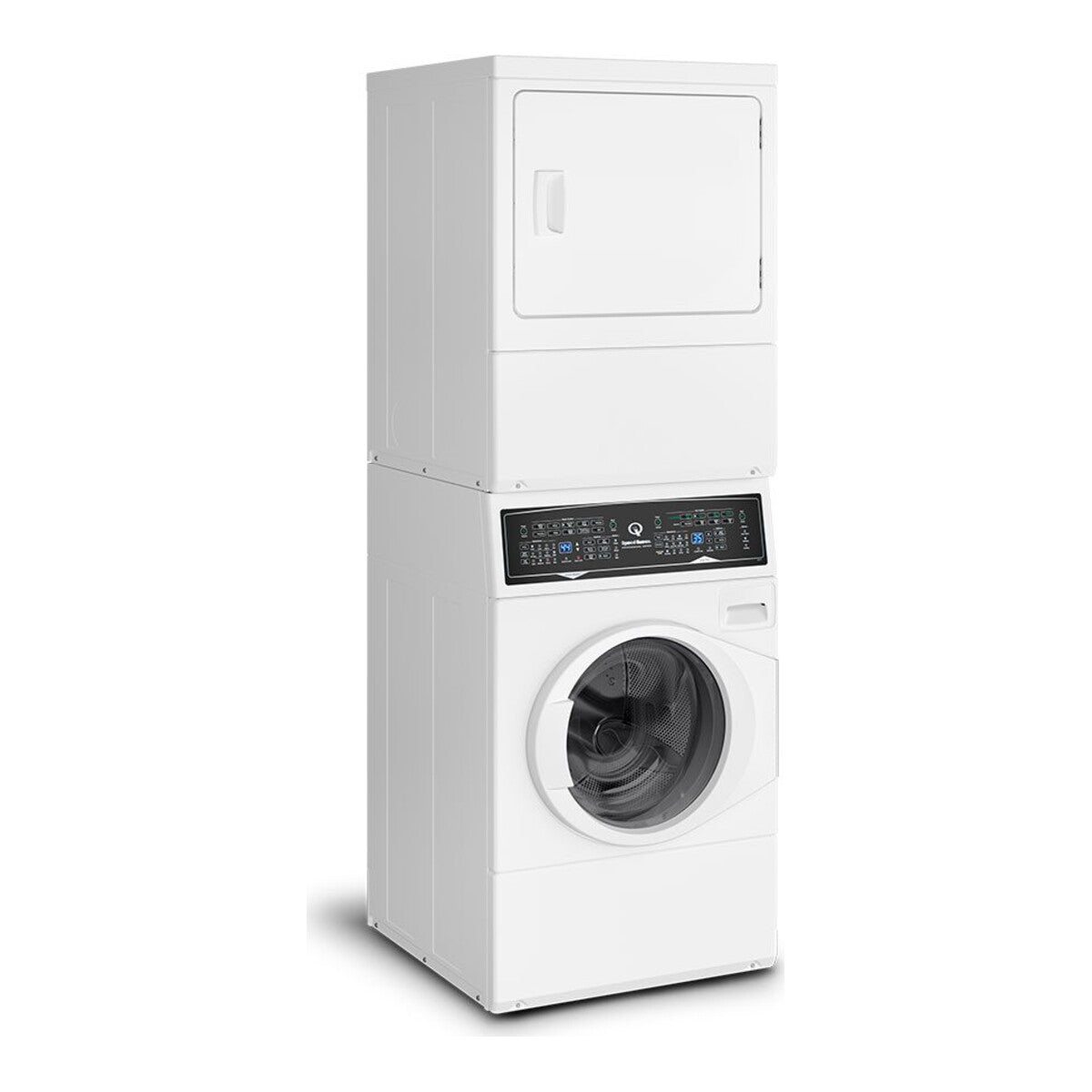 Speed Queen SF7 27 in. 3.5/7.0 Cu. Ft. Stacked Washer & Electric Dryer, White SF7008WE