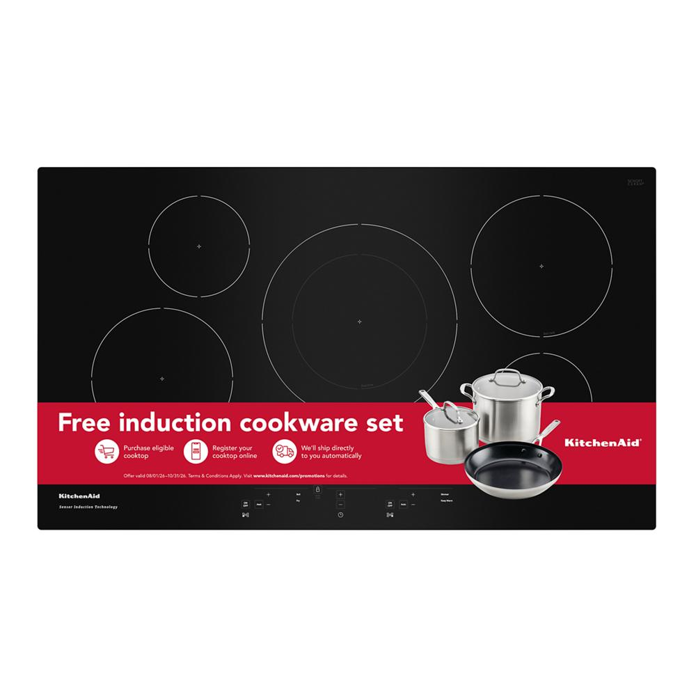 36-Inch 5-Element Sensor Induction Cooktop