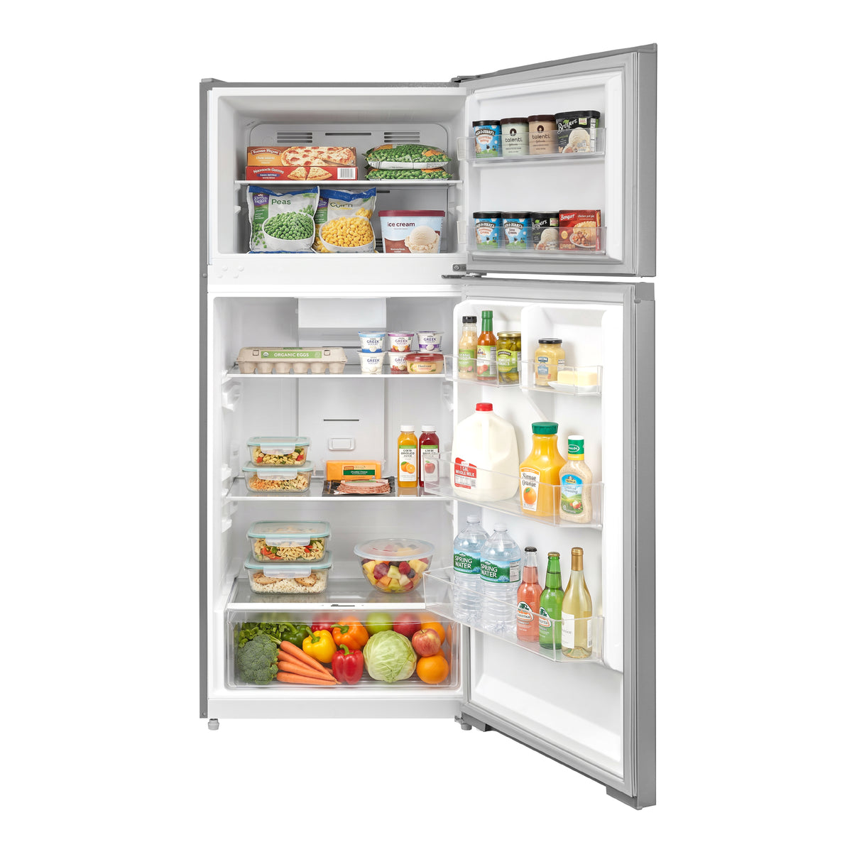 Element 16.0 cu. ft. Top Freezer Refrigerator - Stainless Steel, ENERGY STAR (ERT16CGDS)