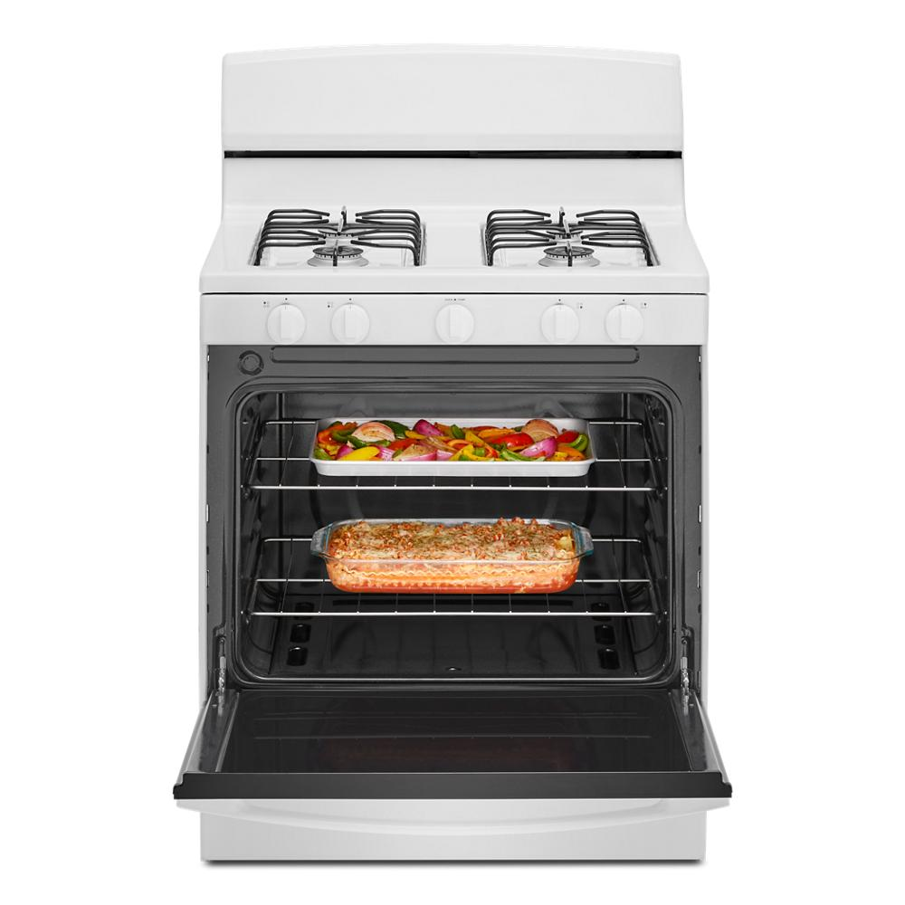 Amana® 30-inch Gas Range with Easy-Clean Glass Door