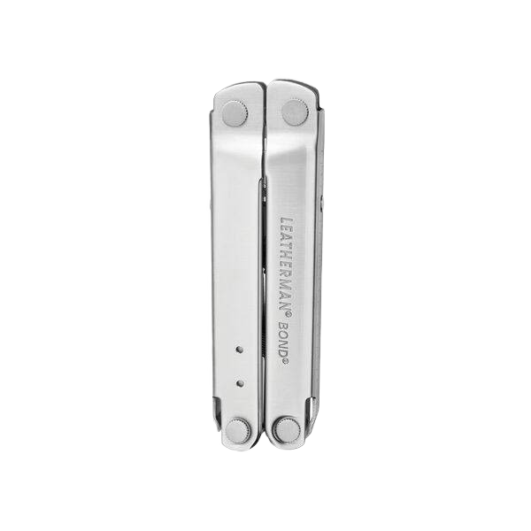 Closed compact stainless steel multitool with smooth finish for versatile use in tools and home improvement tasks