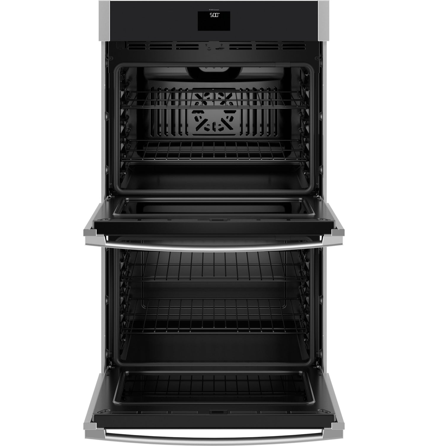 Built-in stainless steel smart convection double wall oven with self-clean and no preheat air fry features from Double Wall Ovens collection