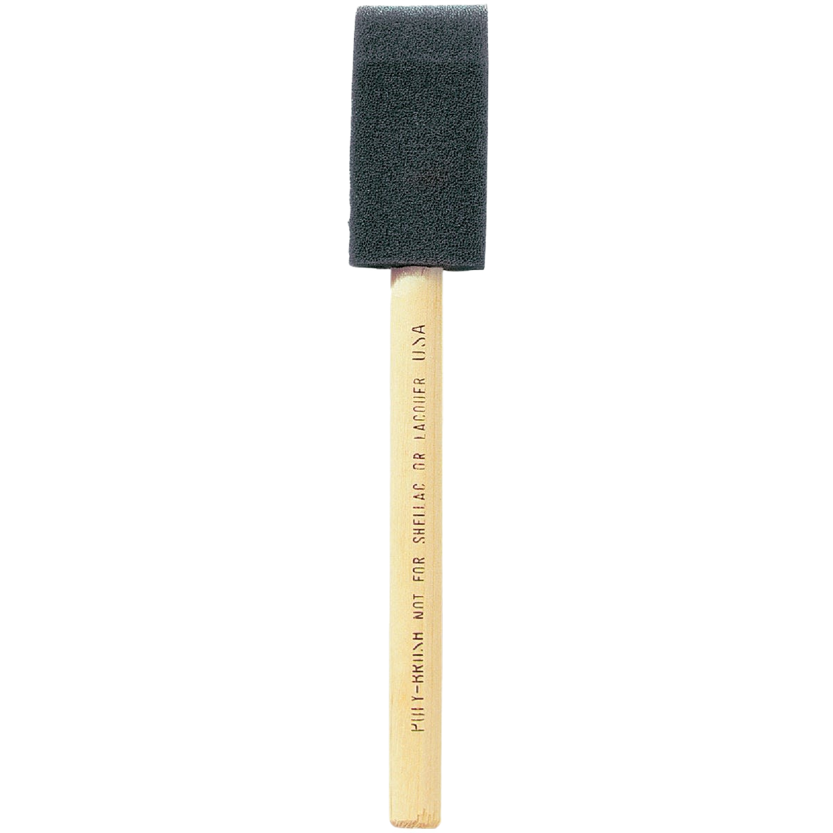 1-inch foam brush with wooden handle for applying paints and varnishes in foam and chip brushes collection under $25