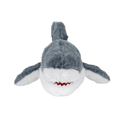 Gray and white shark plush toy for Dolls & Stuffed Animals in Toys & Games under $50 and under $100 collections