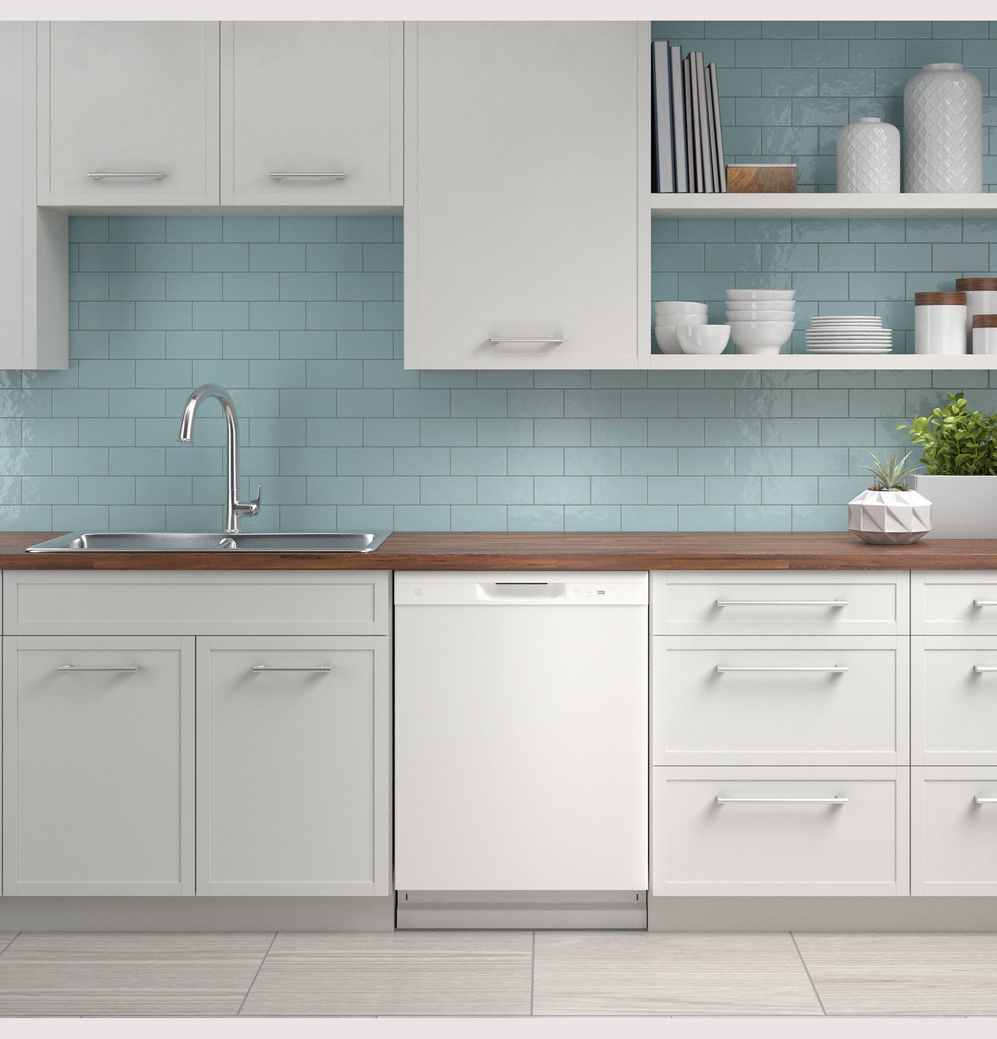 GE® Dishwasher with Front Controls