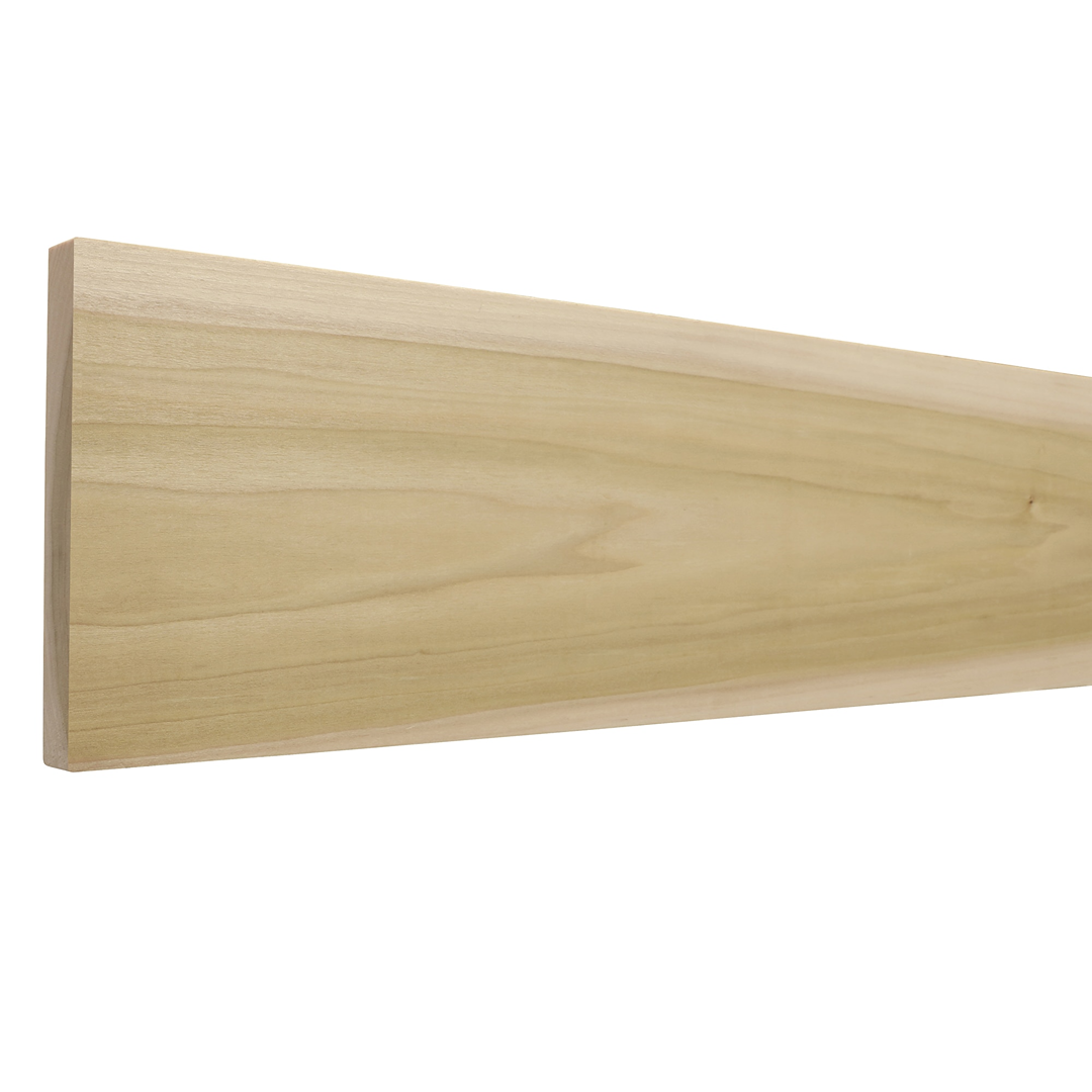 Kiln-dried poplar lumber board with smooth finish for woodworking projects in lumber and building materials collections under $50