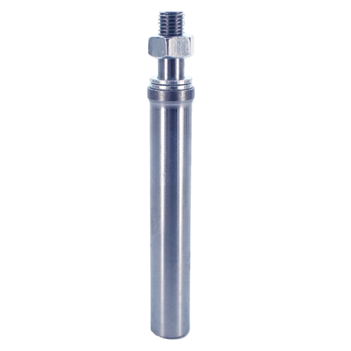Metal slotting cutter arbor without bearing for use with 3-wing carbide tipped slotting cutters in tool accessories collection