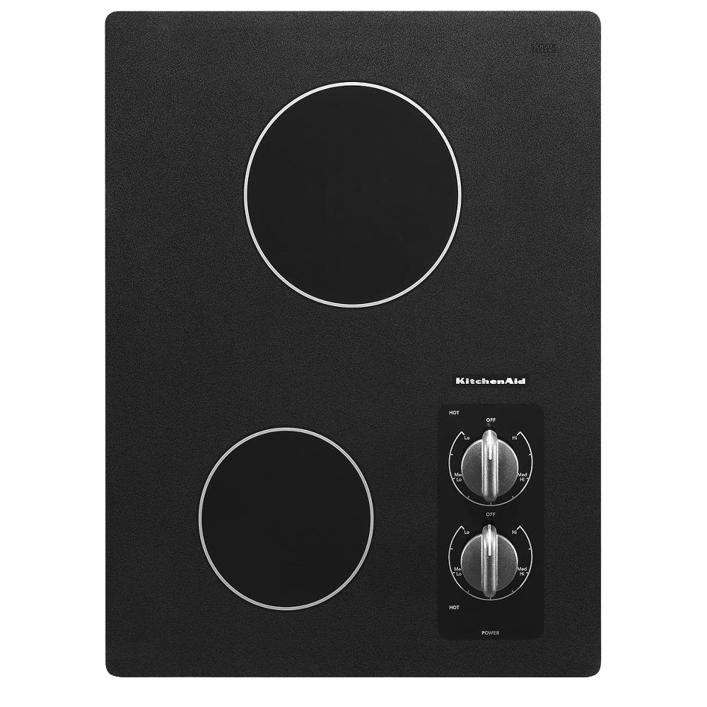 15" Electric Cooktop with 2 Radiant Elements