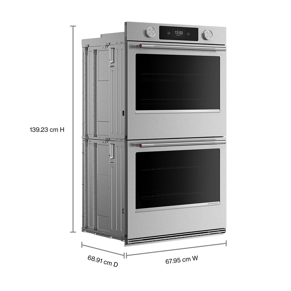 27-inch Smart Electric Double Wall Oven with Assisted Cooking Modes - PrintShield™ Finish