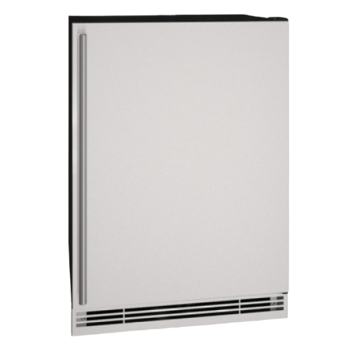 24-inch stainless steel freezer with reversible hinge in kitchen appliances and refrigerators collection