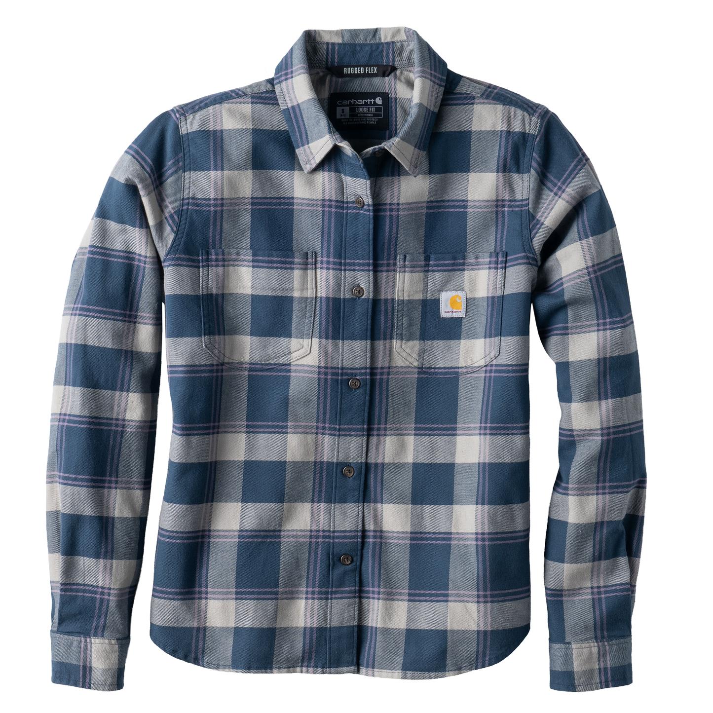 Carhartt Women's Hamilton Relaxed Long Sleeve Plaid Shirt