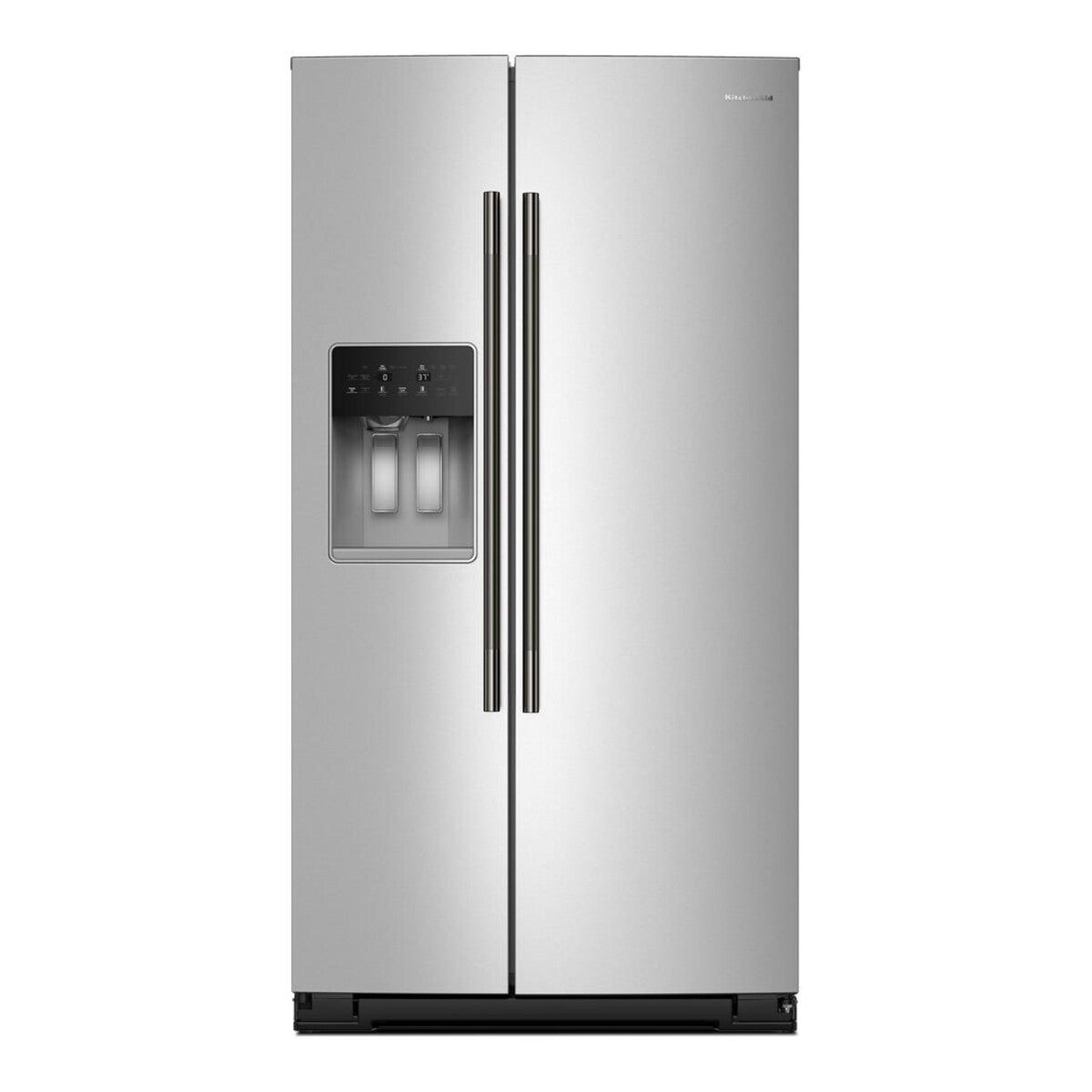20.8 Cu. Ft. 36-Inch Counter-Depth Side-by-Side Refrigerator with Exterior Ice and Water Dispenser in PrintShield® Stainless Steel