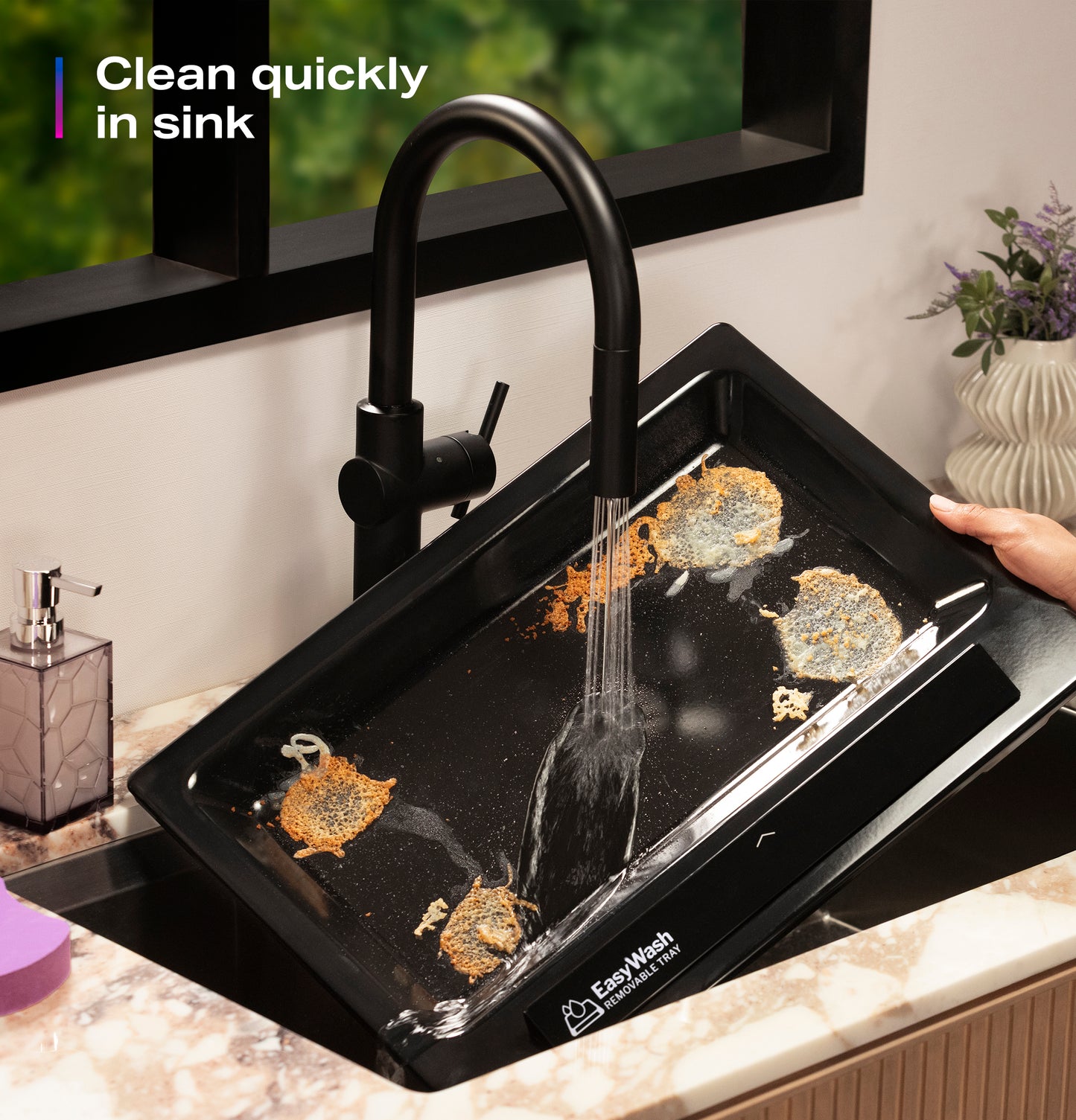 GE Profile™ ENERGY STAR® 30" Smart Slide-In Induction and Convection Range with No Preheat Air Fry and EasyWash™ Oven Tray