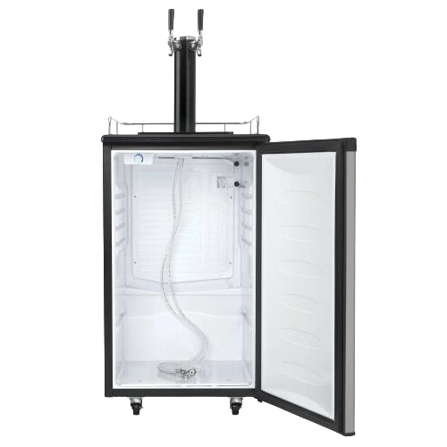 5.4 CuFt. Dual-Tap Beer Keg Cooler, Worktop