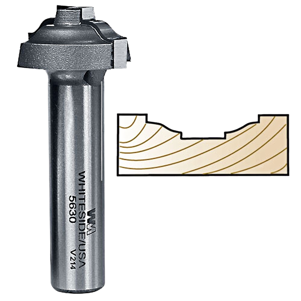 Whiteside ogee stile router bit with 1/2-inch shank for MDF doors in tool accessories and power tool collections