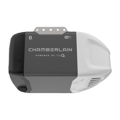 Compact Wi-Fi enabled quiet belt drive garage door opener with smart control features for tools and home improvement tasks