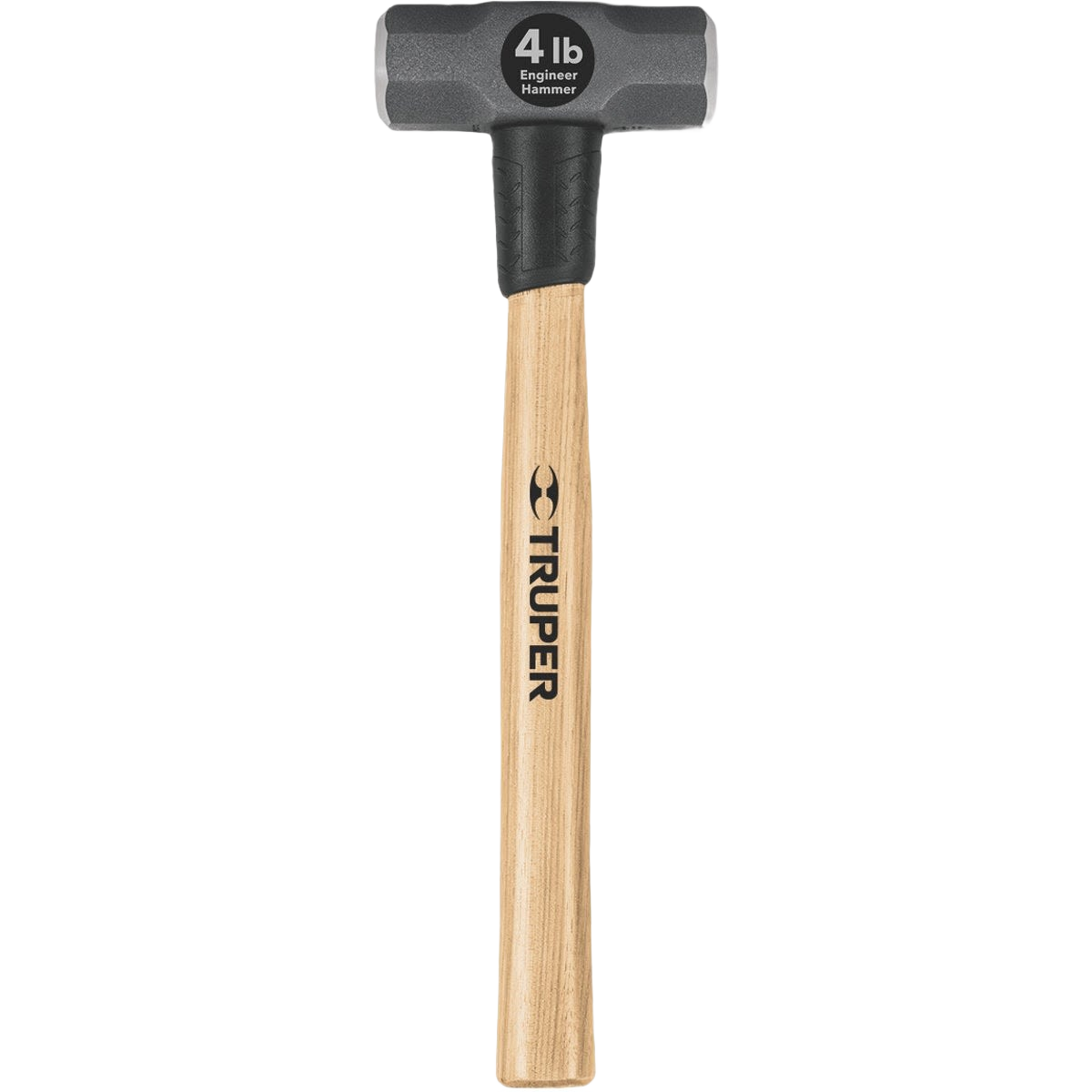 4 lb steel double face hammer with polished high-carbon steel head and hickory handle for woodworking tools collections