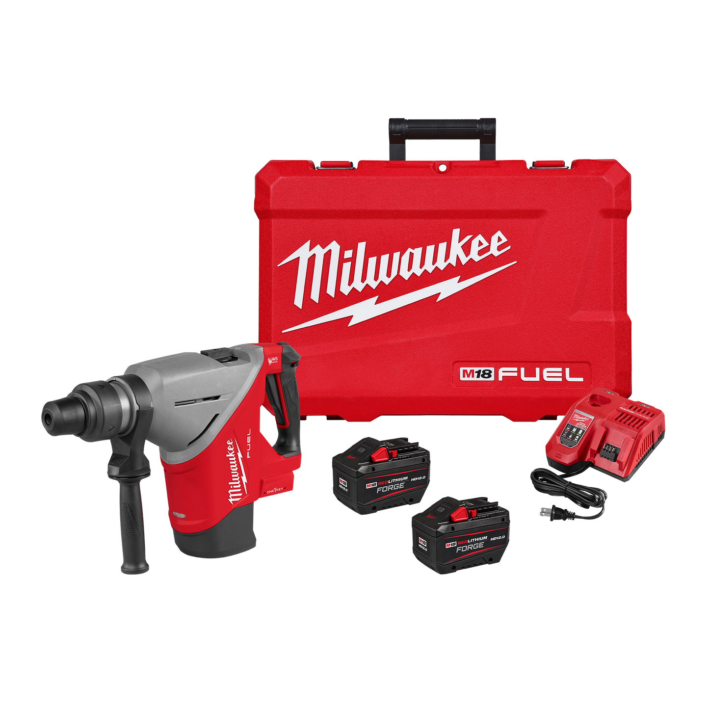 Milwaukee M18 FUEL™ 1-3/4" SDS MAX Rotary Hammer Kit w/ ONE-KEY™