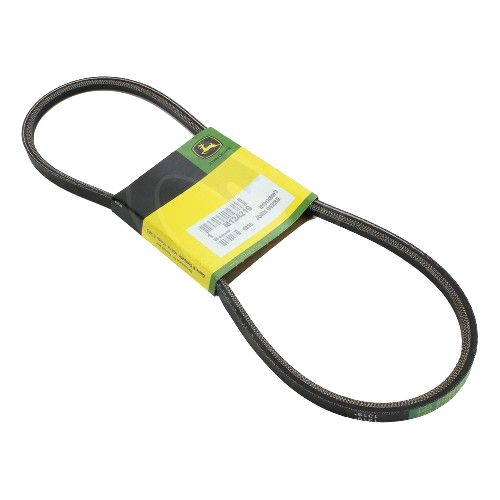 Traction drive V-belt with textured surface and branded packaging for tools and home improvement projects