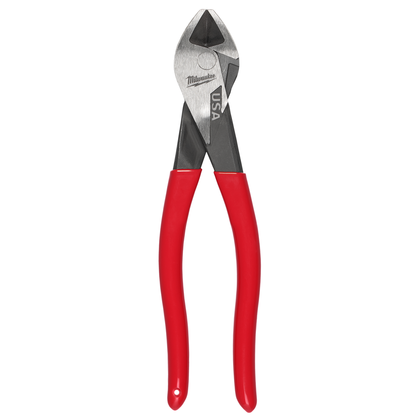 Milwaukee 8" Angled Head Diagonal Dipped Grip Cutting Pliers (USA)