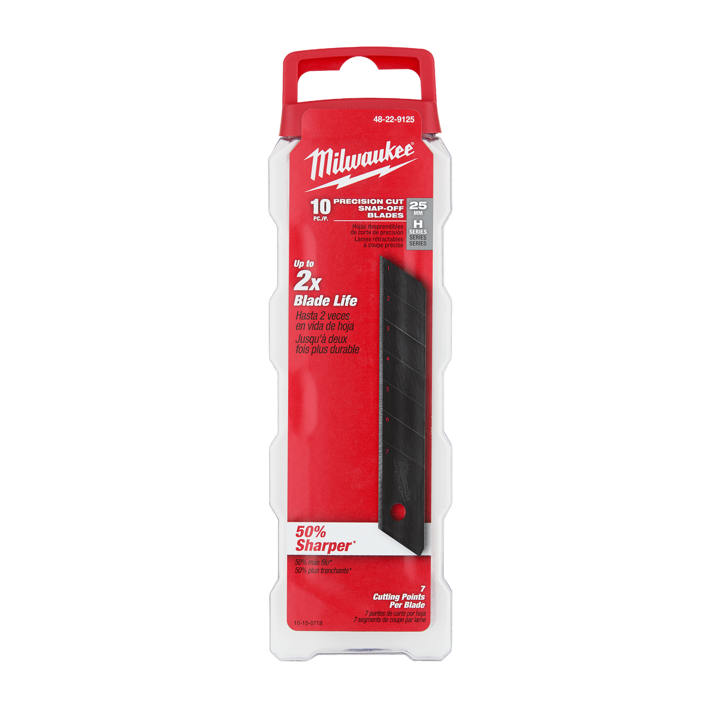 Milwaukee 25mm Precision Snap Blades (10 PK)