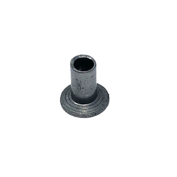 Metal semi-tubular rivet with a countersunk head for outdoor power tools and hardware applications